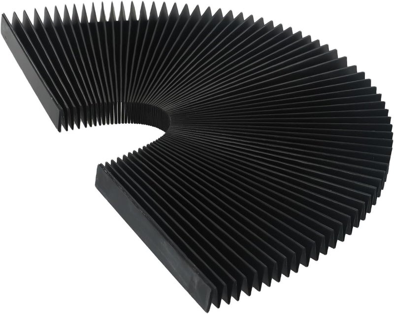 Clashpower CNC Machine Accordion Dust Cover,Milling Machine Flexible Protective Cover,Bellows Waterproof Protective Cover(130mm), as picture show, CN050T24K9FSC6LZ7C64038MBCVH - Image 2